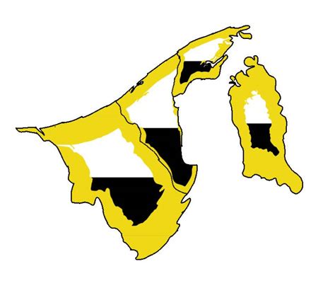 Brunei Districts Flag Map by GrandEuro on DeviantArt