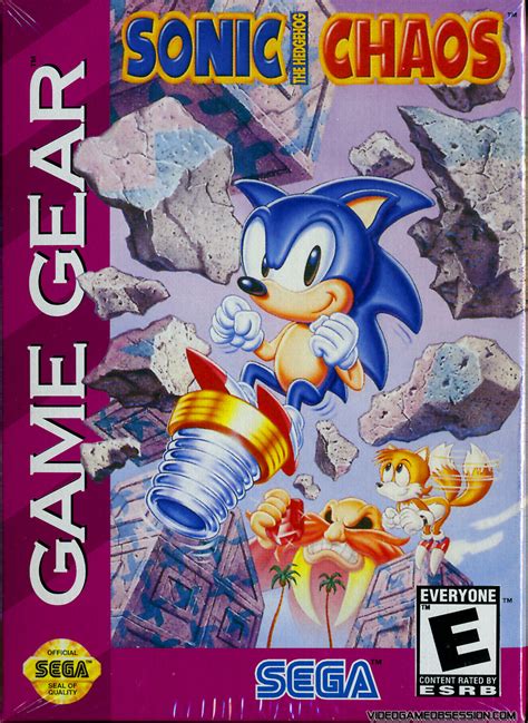 Sonic ChaosBox My Games! Reproduction game boxes