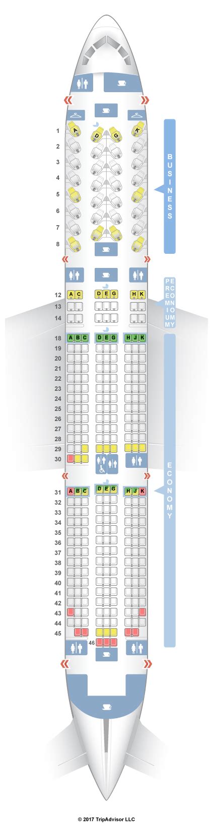 SeatGuru Seat Map Air Canada Boeing 787-9 (789)