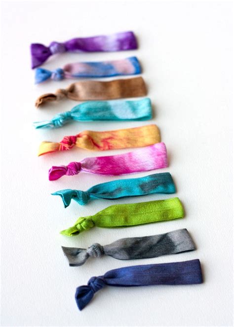 10 Assorted Mini Tie Dye Hair Ties that Double as by ManeMessage, $16.00 | Tie dye hair, Hair ...