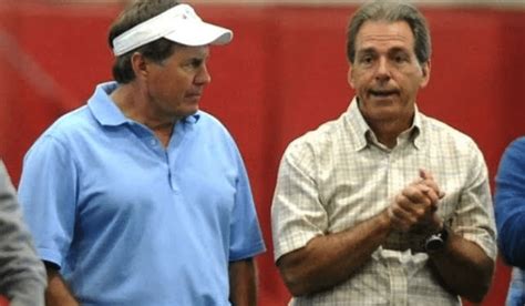 Video: Nick Saban shares a story of the time Bill Belichick chewed him ...