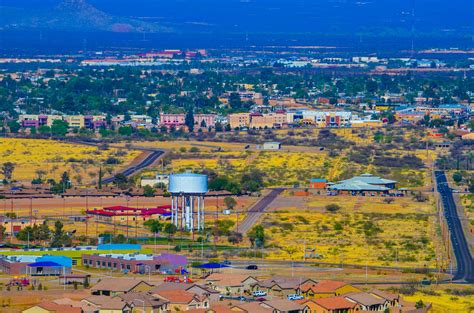 View of Sierra Vista from Huachuca hills. | Arizona adventure, Sierra vista, Living in arizona