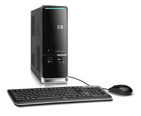 HP Pavilion Slimline s5610f Desktop PC - Black | HP Pavilion Desktop Computer