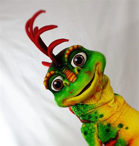 Iguana Puppet • Chris Barlow Puppet maker and Artist