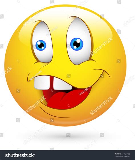 Smiley Illustration - Dumb Face - 131627402 : Shutterstock