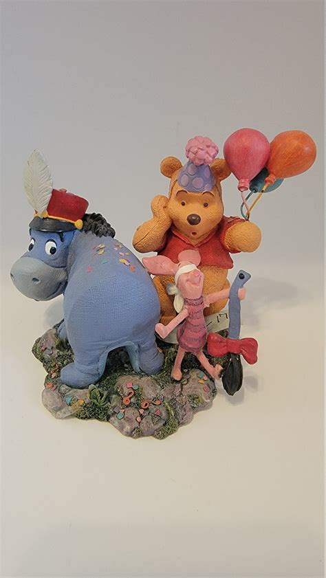 Simply Pooh with Eeyore Birthday Figurine | Etsy