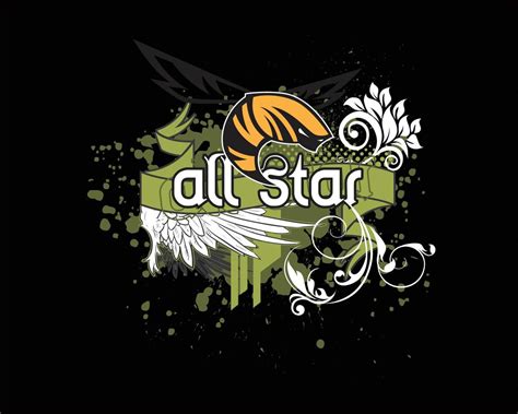 All Star t-shirt design 11826692 Vector Art at Vecteezy