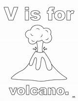 Letter V Coloring Pages For Preschoolers sketch template