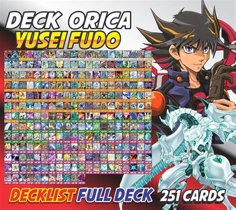 Yusei Fudo Deck 251 cards Anime Orica Full Deck | Etsy