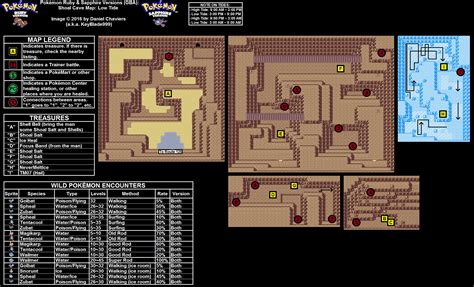 Pokémon Ruby / Sapphire Shoal Cave Map (Low Tide) (PNG) - Neoseeker ...