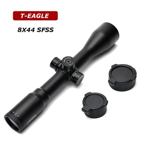 8X44 SFSS Tactical Sniper Rifle Scope Built in Level Spirit Riflescope ...