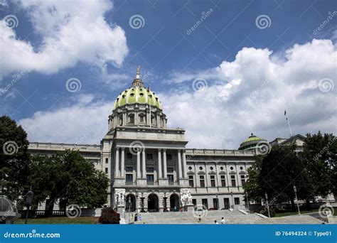 Pennsylvania State Capital Building Editorial Stock Image - Image of ...