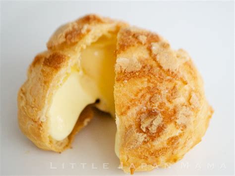 little japan mama : Crispy Shell Pai Shu Cream Puffs Recipe ☆ US cups and ounces