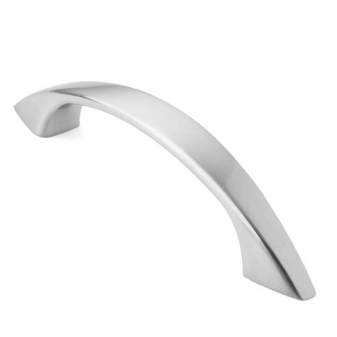 Cauldham Solid Kitchen Cabinet Arch Pulls Handles (3" Hole Centers) - Curved Drawer/Door ...