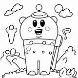 Wow Wubbzy Coloring Page 18660 14738 sketch template