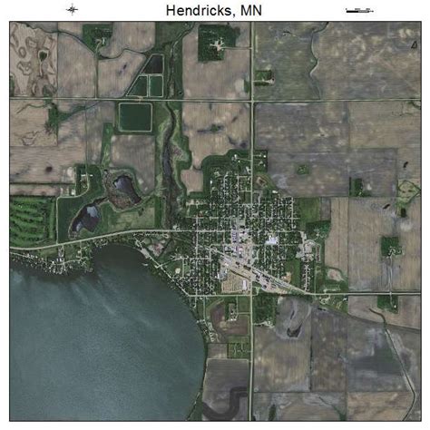 Aerial Photography Map of Hendricks, MN Minnesota