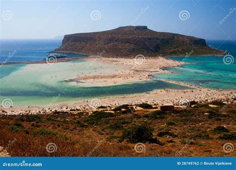 Balos Lagoon stock photo. Image of shore, mediterranean - 28749762