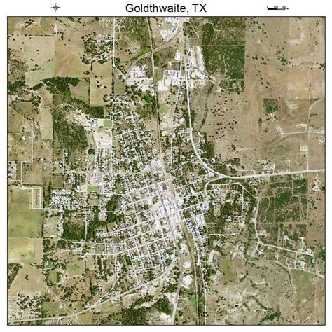 Aerial Photography Map of Goldthwaite, TX Texas