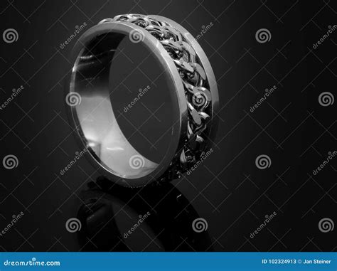 Jewelry Ring - Stainless Steel Stock Image - Image of diamond, ring: 102324913