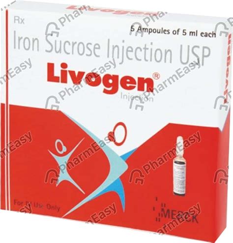 Livogen 20 MG Injection (5): Uses, Side Effects, Price & Dosage | PharmEasy