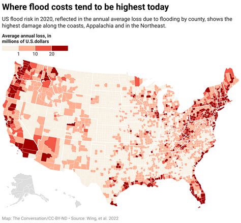 New flood maps show stark inequity in damages, which are expected to ...