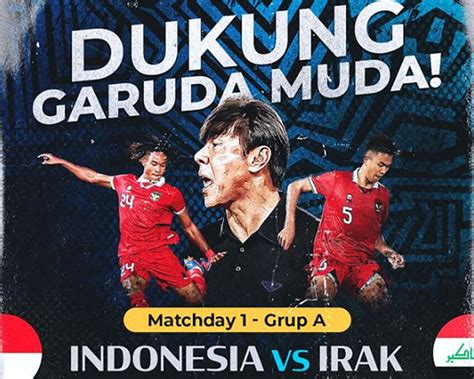 Ini Link Live Streaming Timnas Indonesia U-20 vs Irak U-20 di Piala Asia U-20: Gratis di RCTI Plus!