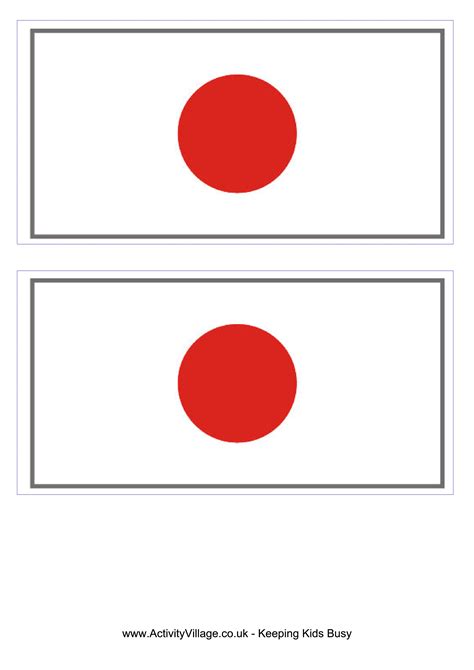 Japan Flag - Free Printable Japan Flag | Flag template, Japan flag, Flag printable