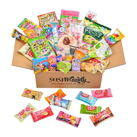 Buy 40 Japanese Candy Box 30 Japanese Snacks Plus 10 Japanese Kit Kat ...