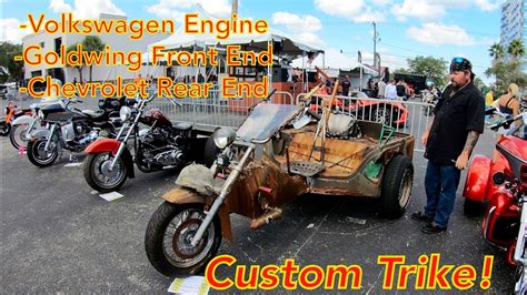 Custom Rat Trike Build! Volkswagen Engine, Chevrolet Rear End and Honda Goldwing Forks - YouTube