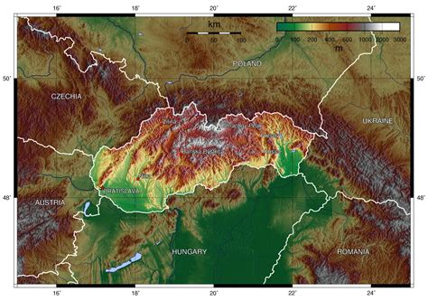 Maps of Slovakia | Detailed map of Slovakia in English | Tourist map of ...