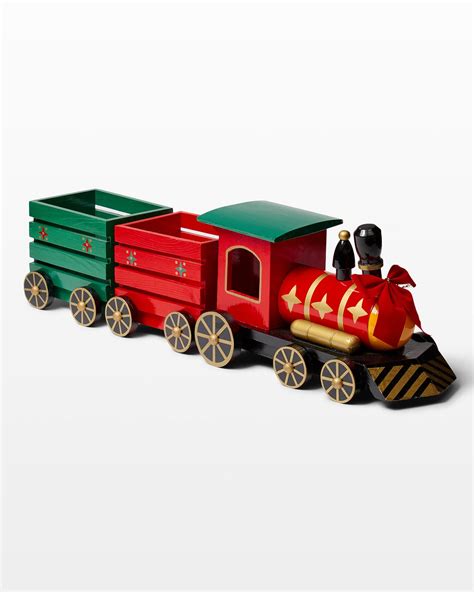 TA1219 Polar Wooden Train Set Prop Rental - ACME Brooklyn