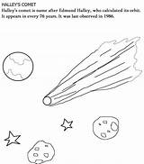 Comet Coloring Pages sketch template