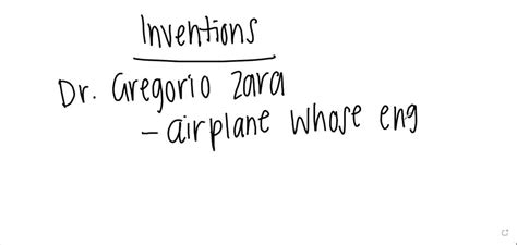 SOLVED: Dr. Gregorio Zara invented an airplane whose engine uses alcohol as fuel. Which of the ...