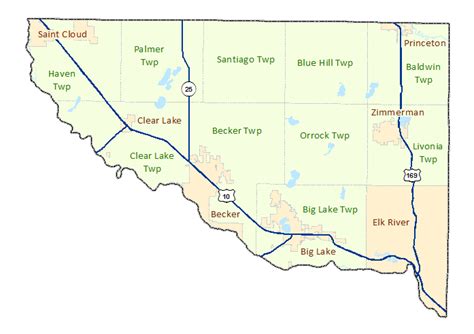 Sherburne County Maps