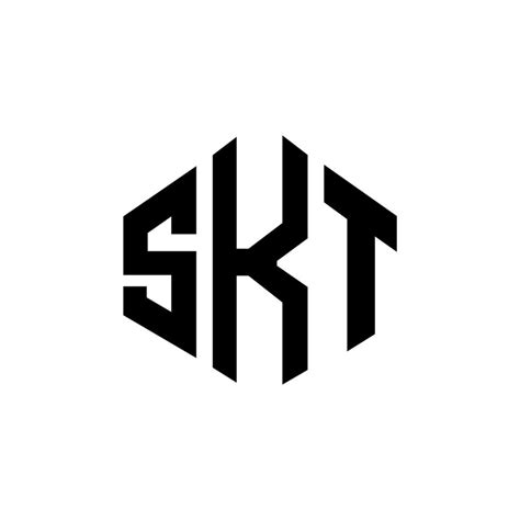 SKT letter logo design with polygon shape. SKT polygon and cube shape ...