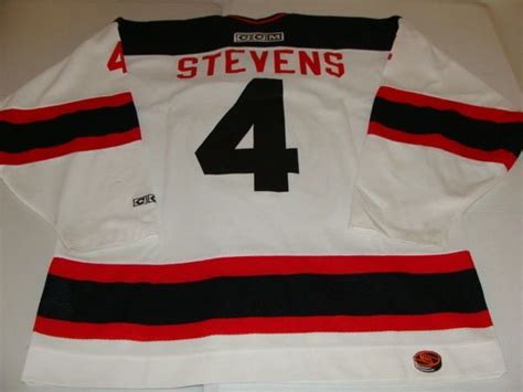 #4 SCOTT STEVENS New Jersey Devils NHL Defenseman White Throwback ...