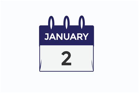 january 2 calendar date reminder,calendar 2 january date template ...