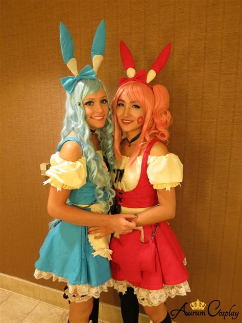 Plusle and Minun Cosplay from Pokemon Series | Pokemon cosplay, Cute ...