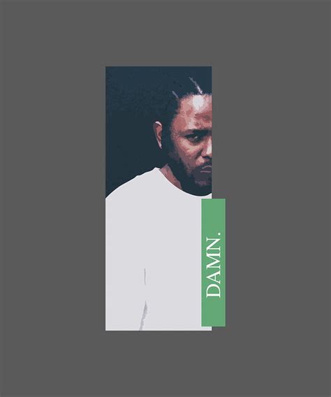 DAMN KENDRICK LAMAR ILLUSTRATION green Painting by Adams Karl - Fine ...