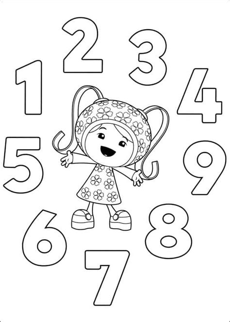 Milli from Team Umizoomi coloring page - Download, Print or Color Online for Free