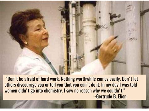 Science Quote by Gertrude B. Elion - An Engineer's Aspect