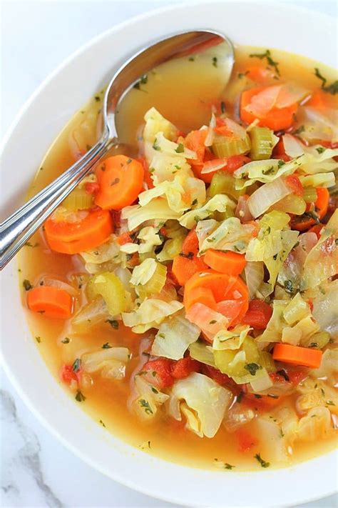 Easy Low-Calorie Cabbage Soup • Now Cook This!