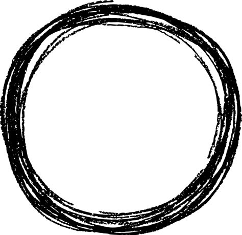 6 Circle Scribble Pencil (PNG Transparent) | OnlyGFX.com