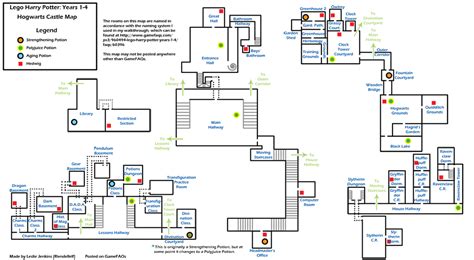 LEGO Harry Potter: Years 1-4 Hogwarts Castle Map (GIF) - rivndellelf ...