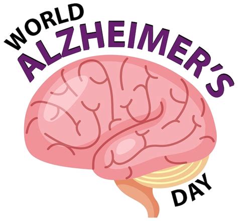 Premium Vector | World alzheimer's day logo