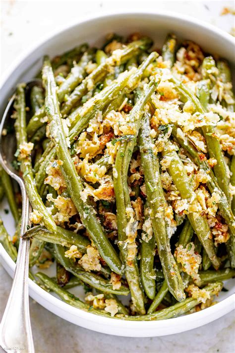 Garlic Parmesan Roasted Green Beans Recipe – How to Roast Green Beans ...