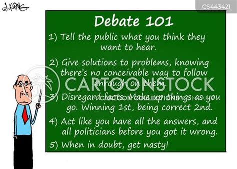 Debate Rules Cartoons and Comics - funny pictures from CartoonStock