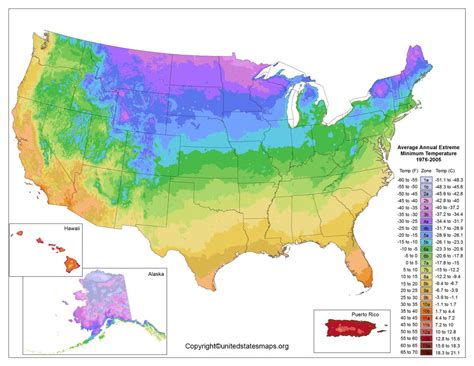 US Hardiness Zone Map | Hardiness Zone Map of the USA