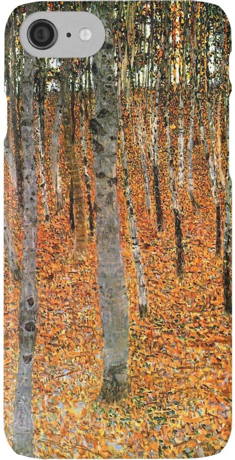 Impression encadrée « Forêt de hêtres par Gustav Klimt » par GalleryGreats | Gustav klimt, Klimt ...