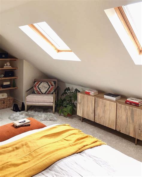 50 Cool Attic Bedroom Design Ideas Making Us Want to Move Upstairs | Slanted ceiling bedroom ...